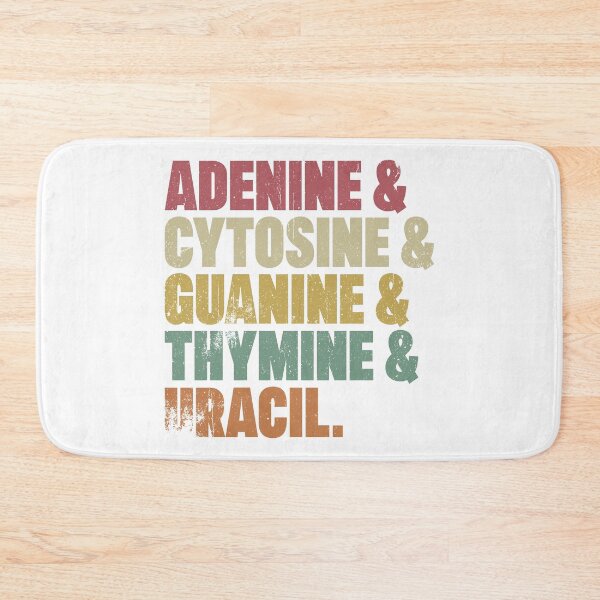 Item preview, Adenine & Cytosine & Guanine & Thymine & Uracil designed and sold by ScienceCorner.