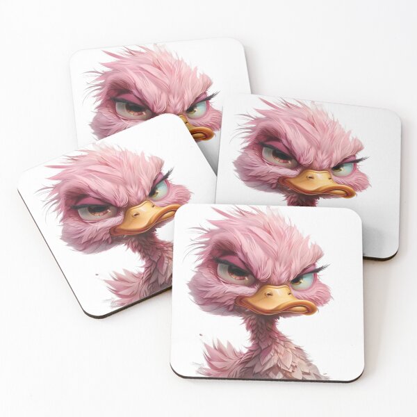 Item preview, Pouty Pink Duck, Mood on Point Tee, Duck Drama, Grumpster Glam Gift designed and sold by Terry-Salsa.