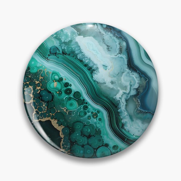 Item preview, Abstract Art Malachit Stone (Photo of Glitter Only - Not Reflective) designed and sold by fluffstuffgifts.