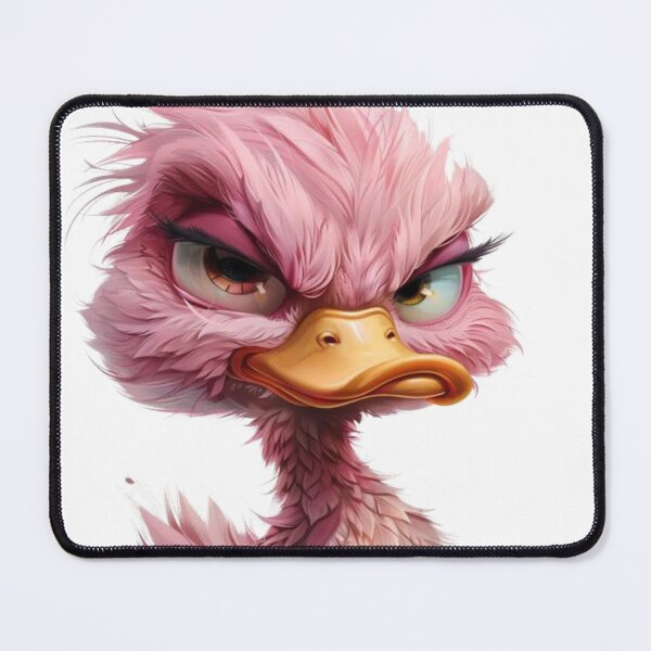 Item preview, Pouty Pink Duck, Mood on Point Tee, Duck Drama, Grumpster Glam Gift designed and sold by Terry-Salsa.