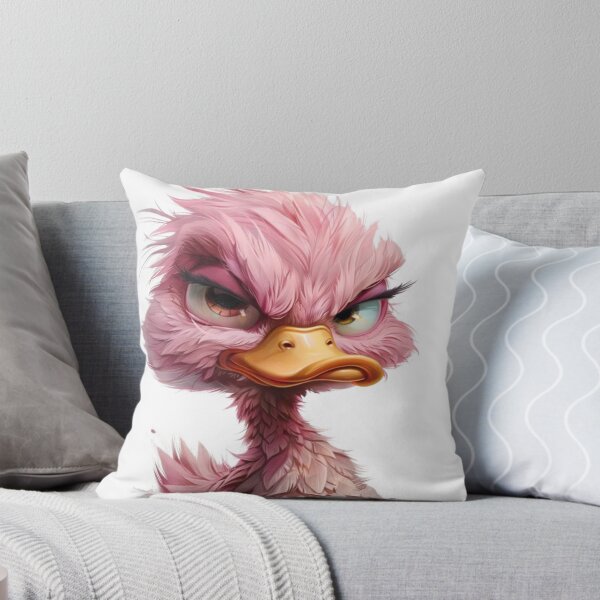 Item preview, Pouty Pink Duck, Mood on Point Tee, Duck Drama, Grumpster Glam Gift designed and sold by Terry-Salsa.