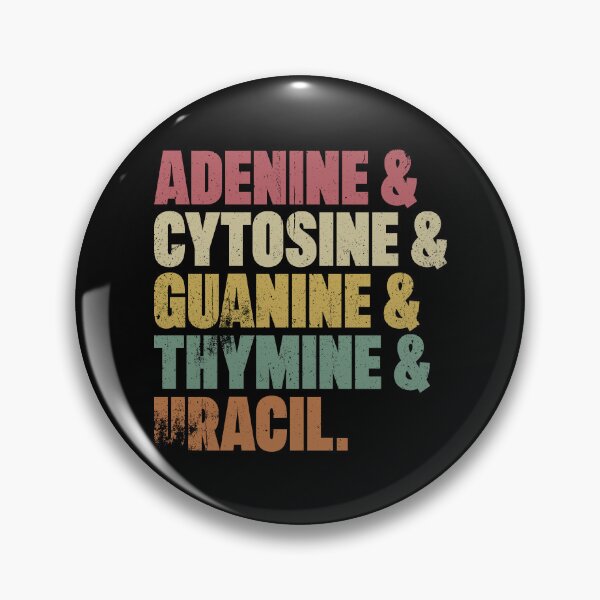 Item preview, Adenine & Cytosine & Guanine & Thymine & Uracil designed and sold by ScienceCorner.