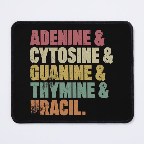 Item preview, Adenine & Cytosine & Guanine & Thymine & Uracil designed and sold by ScienceCorner.