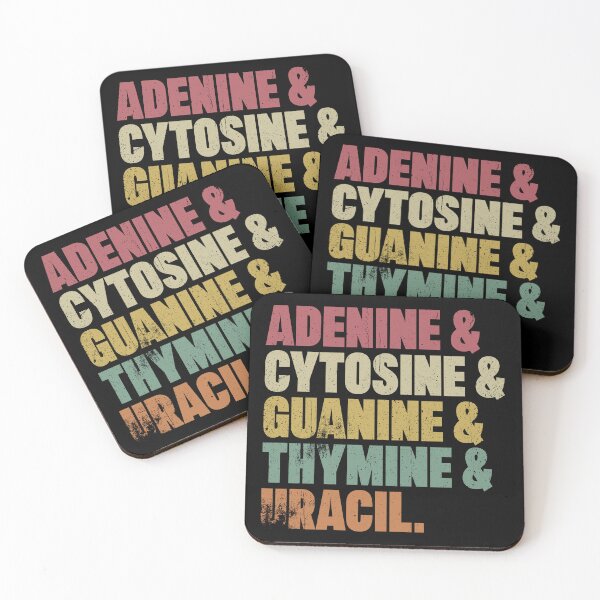 Item preview, Adenine & Cytosine & Guanine & Thymine & Uracil designed and sold by ScienceCorner.