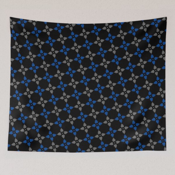 Item preview, Blue & Grey Fall Poplar Leaf Petals Supreme Templates designed and sold by Alchemy-A-La-G.