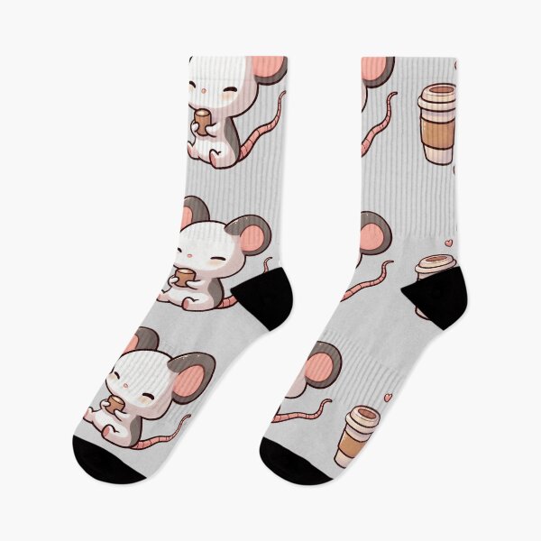 Item preview, Cute Mouse Drinking Coffee designed and sold by Lorefinder.
