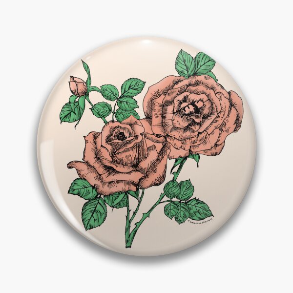 Item preview, Apricot High-Centered Rose Bloom Full 26-40 Petals In 3+ Rows designed and sold by Rachael Taylor.