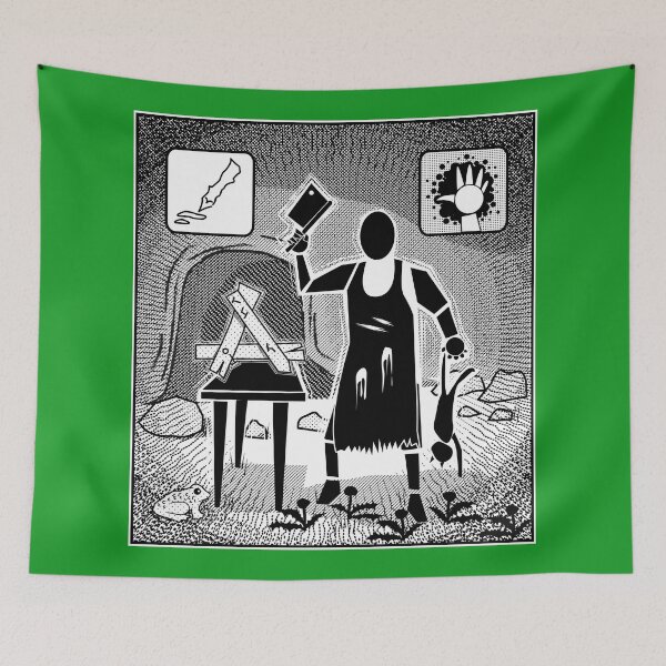 Item preview, Three of Subtraction/Club/Stave w White Fill designed and sold by palmprints.