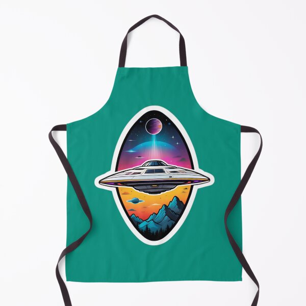 Item preview, UFO Flying Over The Mountains designed and sold by TheArtOfPat.