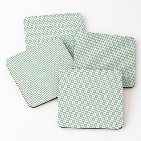 Item preview, Blue & Green Checkers Square Checkerboard Grey Supreme Templates designed and sold by Alchemy-A-La-G.