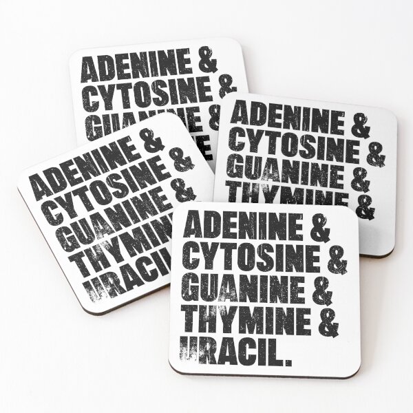 Item preview, Adenine & Cytosine & Guanine & Thymine & Uracil designed and sold by ScienceCorner.