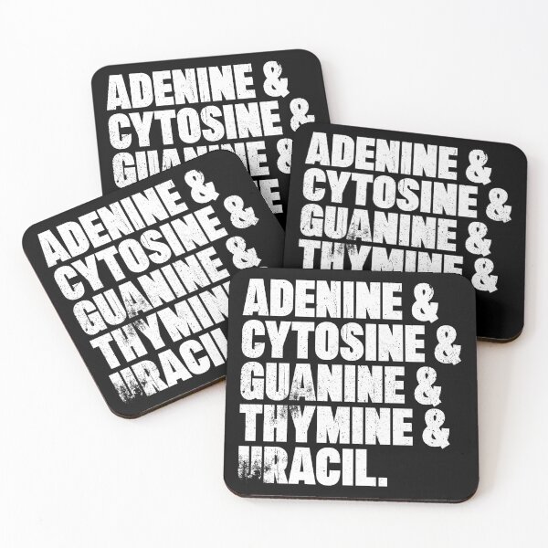 Item preview, Adenine & Cytosine & Guanine & Thymine & Uracil designed and sold by ScienceCorner.