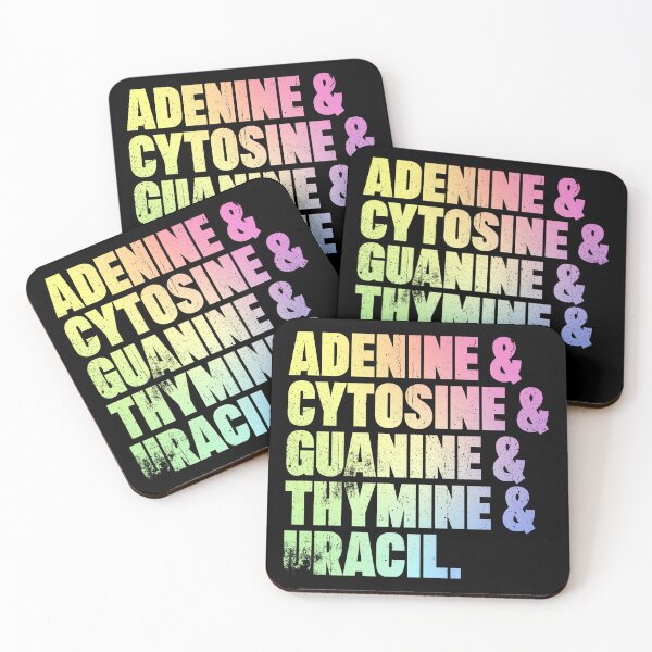 Item preview, Adenine & Cytosine & Guanine & Thymine & Uracil designed and sold by ScienceCorner.