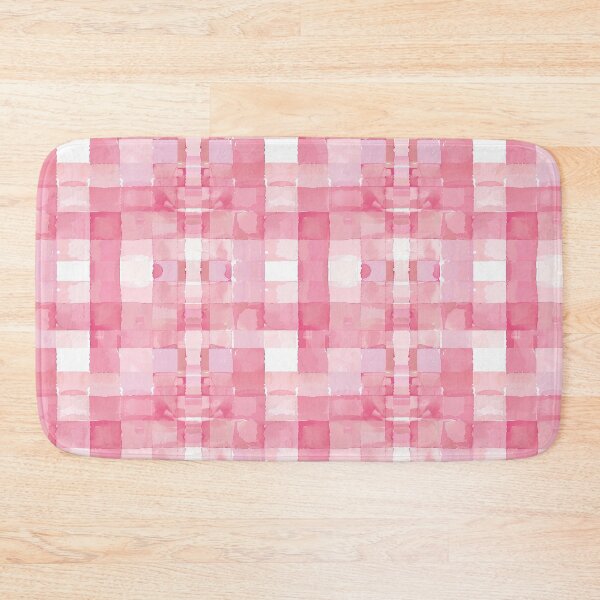 Item preview, Pink Gingham Watercolor Pink designed and sold by thegirlyshoppe.