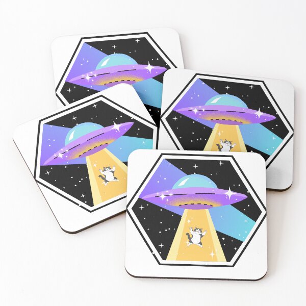 Item preview, Aliens abducting cat designed and sold by calliedancer.