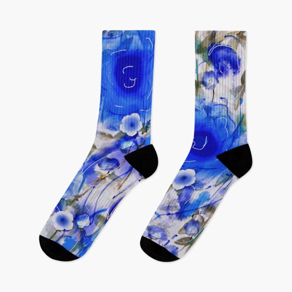 Item preview, Blue Floral Design designed and sold by Natalie Holland.