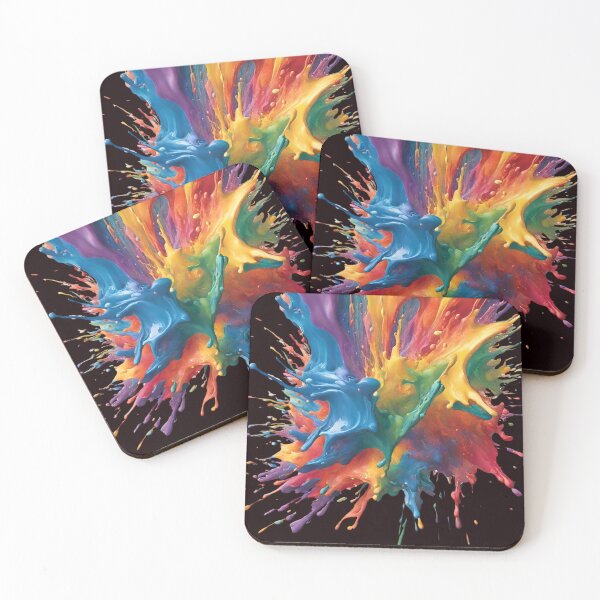 Item preview, Rainbow Colors Splattered Paint Pattern designed and sold by TaraTs.