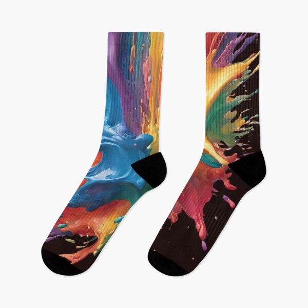 Item preview, Rainbow Colors Splattered Paint Pattern designed and sold by TaraTs.