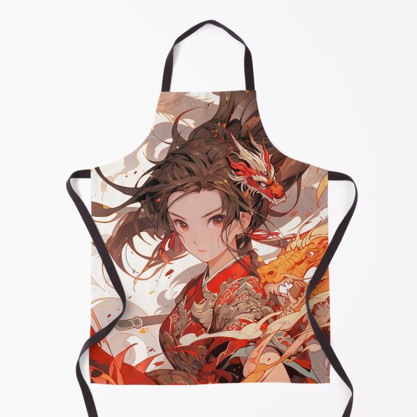 Item preview, Mythical Dragon Warrior Anime Girl designed and sold by bubblegoth.