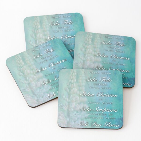 Item preview, The Five Solas Christian Bible Art designed and sold by Sharon Cummings Art.