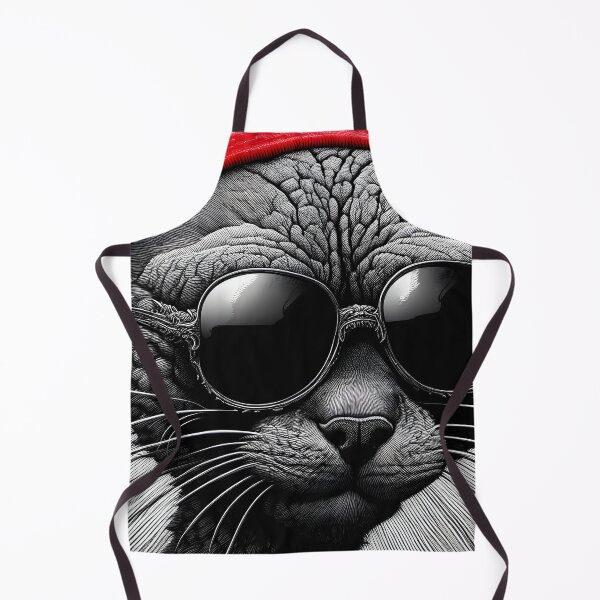 Aperçu de l'œuvre Cool Cat in Contrast créée et vendue par ramboe.