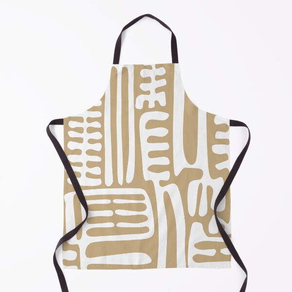 Item preview, Traditional Nordic Folk Floral Pattern in White and Beige designed and sold by Deutschic.