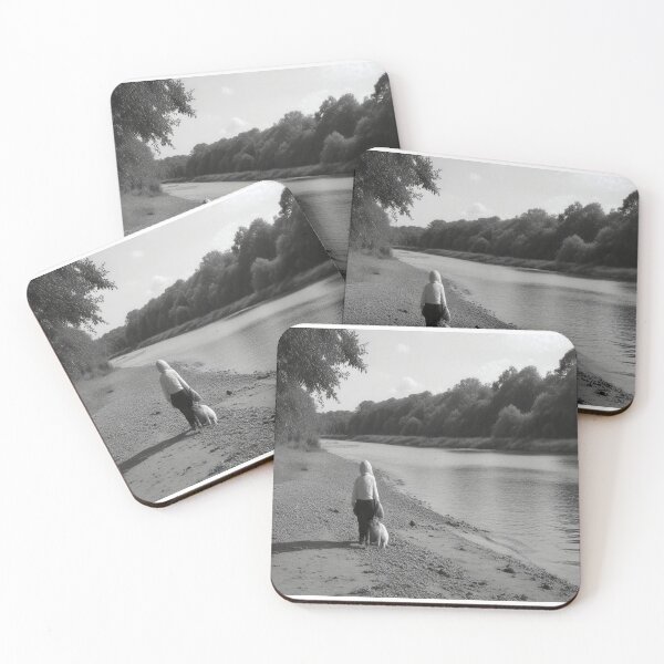 Item preview, Girl walking on the lake, black and white designed and sold by islam gamal.