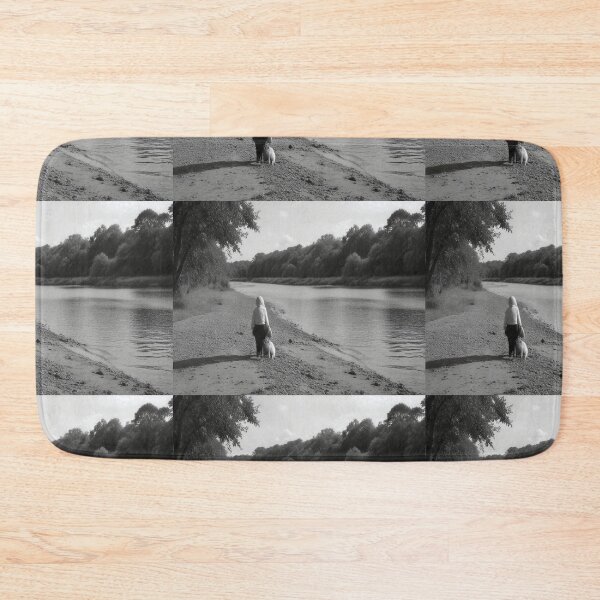 Item preview, Girl walking on the lake, black and white designed and sold by islam gamal.