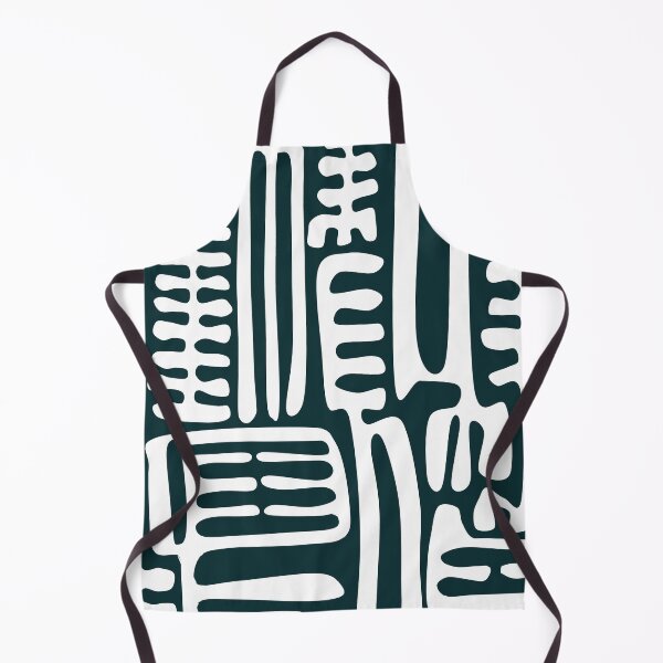 Item preview, Iconic Traditional Nordic Folk Floral Pattern in White and Charcoal designed and sold by Deutschic.