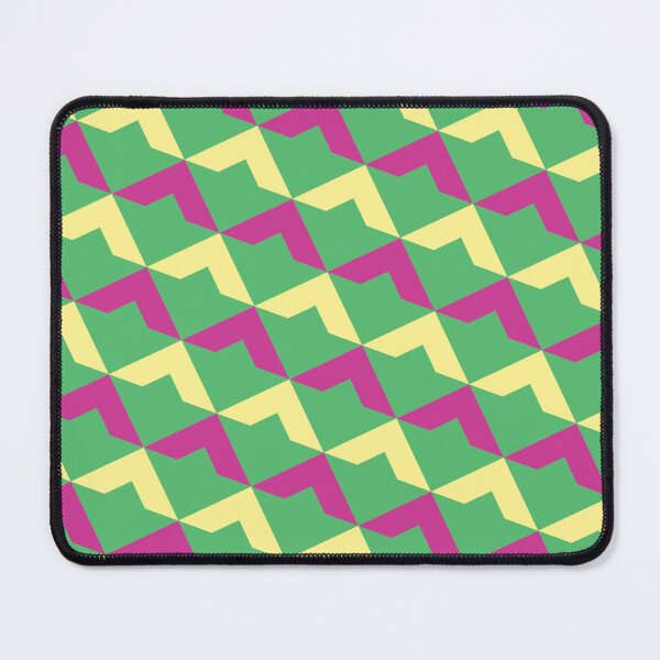 Item preview, Repeating Purple & Yellow Triangle Symbols Green Templates Supreme  designed and sold by Alchemy-A-La-G.