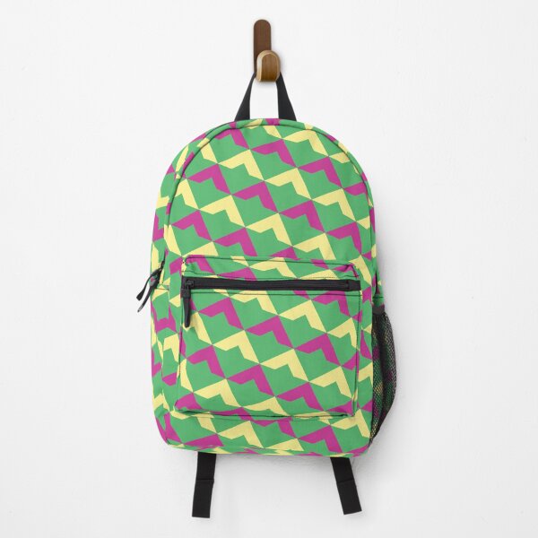 Item preview, Repeating Purple & Yellow Triangle Symbols Green Templates Supreme  designed and sold by Alchemy-A-La-G.