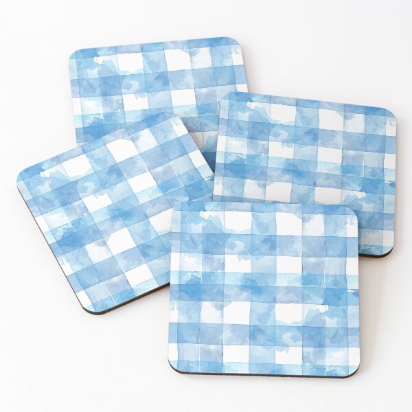Item preview, Blue Gingham Watercolor designed and sold by thegirlyshoppe.