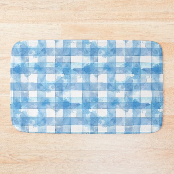 Item preview, Blue Gingham Watercolor designed and sold by thegirlyshoppe.