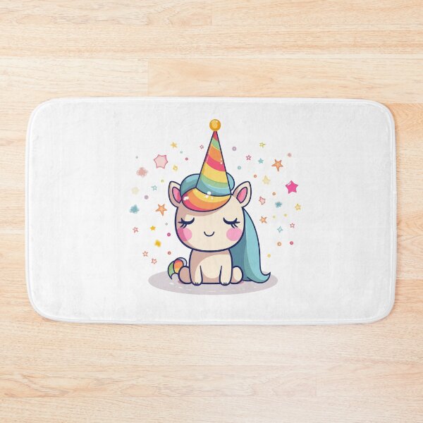 Item preview, kawaii unicorn birthday designed and sold by PandaKunst.