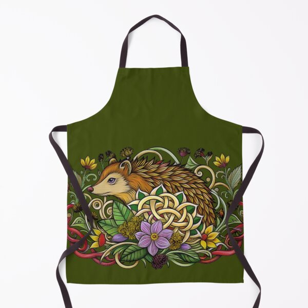 Item preview, Hedgehog and knotwork designed and sold by Mustela erminea.