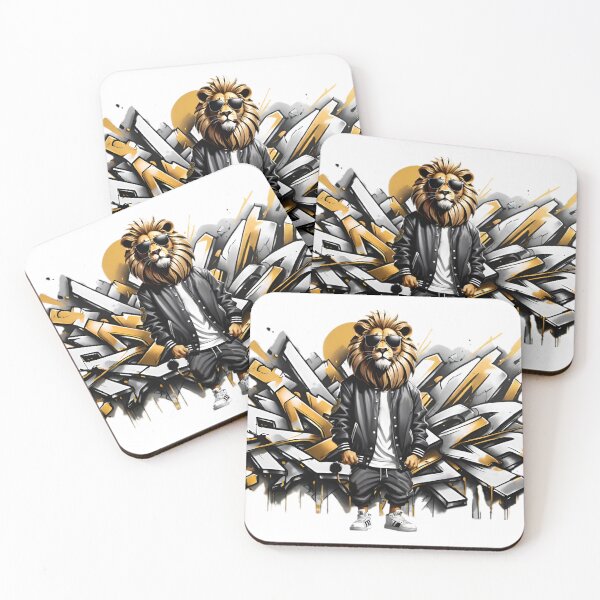 Item preview, Cool Lion, Urban Grafitti designed and sold by DMiracleStore.