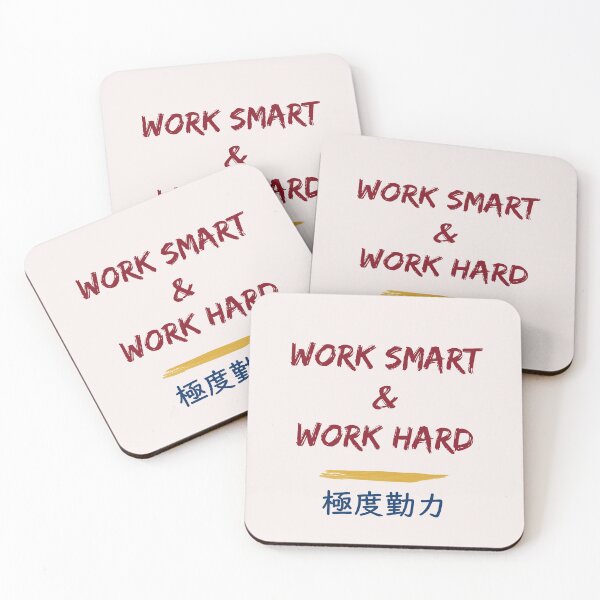 Item preview, Work Smart and Work Hard designed and sold by sakurashorty.