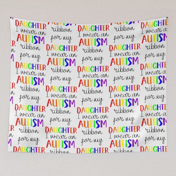 Item preview, I Wear An Autism Ribbon For My Daughter designed and sold by TeeHunter.