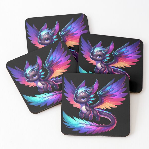 Item preview, Cute Black Chibi Dragon designed and sold by CHIBI_POPZ.