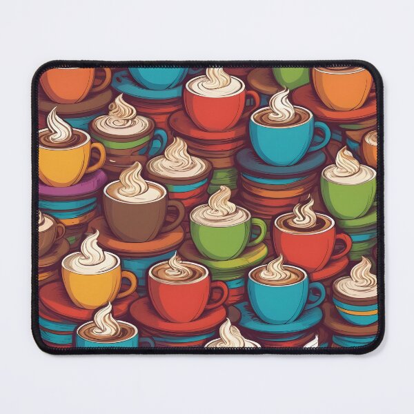 Item preview, Stacks of colorful coffee cups designed and sold by perlphoto.