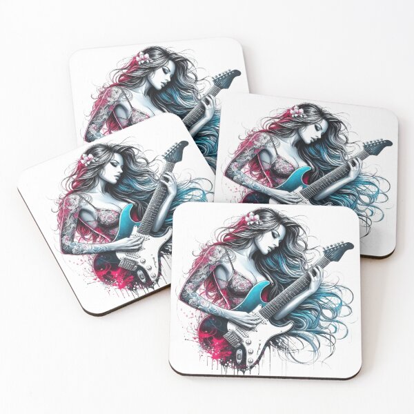 Item preview,  “Electric Harmonies: The Guitarist and his Bewitching Riffs” designed and sold by CHRIST5000.
