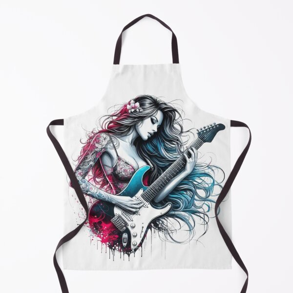 Item preview,  “Electric Harmonies: The Guitarist and his Bewitching Riffs” designed and sold by CHRIST5000.