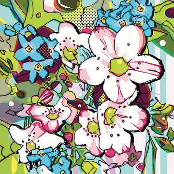 Artwork thumbnail, Spring Flowers by Rickybrook