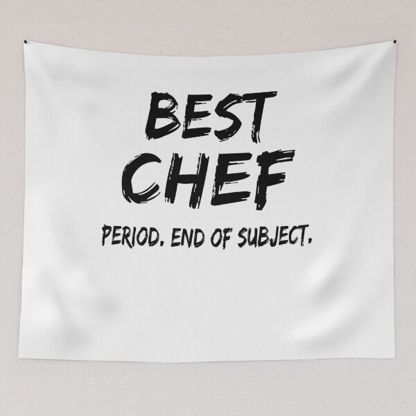 Item preview, Best Chef Period End of Subject designed and sold by GoJobs.