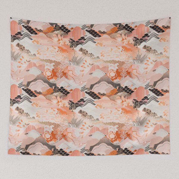 Item preview, Japanese Floral Valley designed and sold by Digital-Lys.
