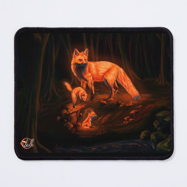 Item preview, red bioluminescent fox designed and sold by StereBulle.