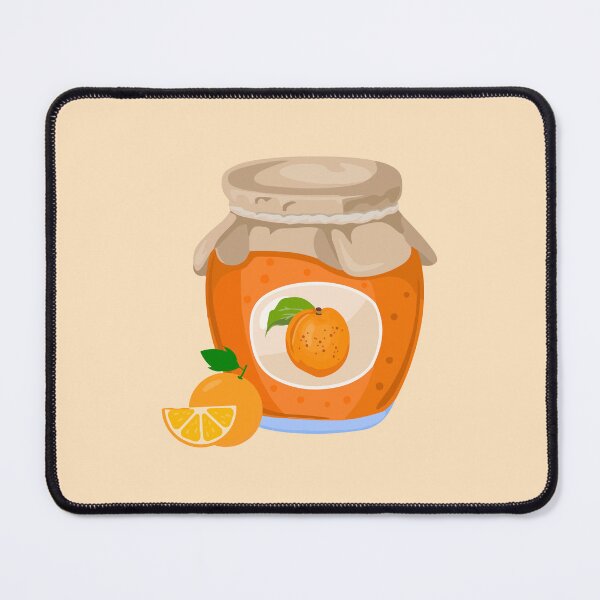 Item preview, Orange jam marmalade jar food. designed and sold by designing01Ar3.