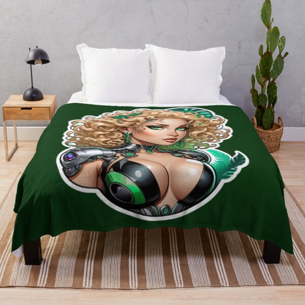 Artikelvorschau, Cute Sexy Blonde Anime Cyborg Girl entworfen und verkauft von TheArtOfPat.