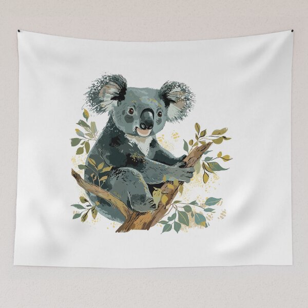 Item preview, Adorable Koala on Tree designed and sold by Liededrom..