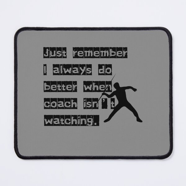 Item preview, Track and field do better when coach isn’t watching javelin designed and sold by system51.